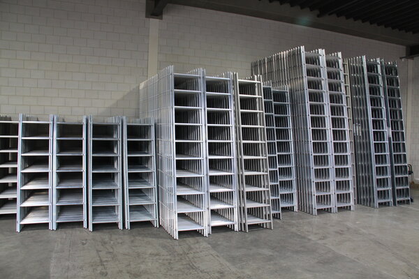 Munk Kooiladderdeel (geanodiseerd aluminium)