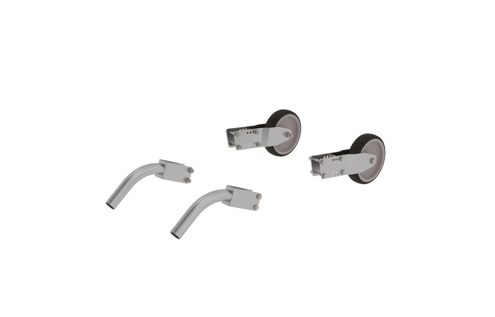Bordestrap met handgrepen, 3 treden