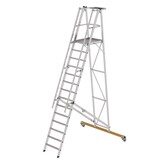 Munk Platformtrap 14 treden, vouwbaar, verrijdbaar