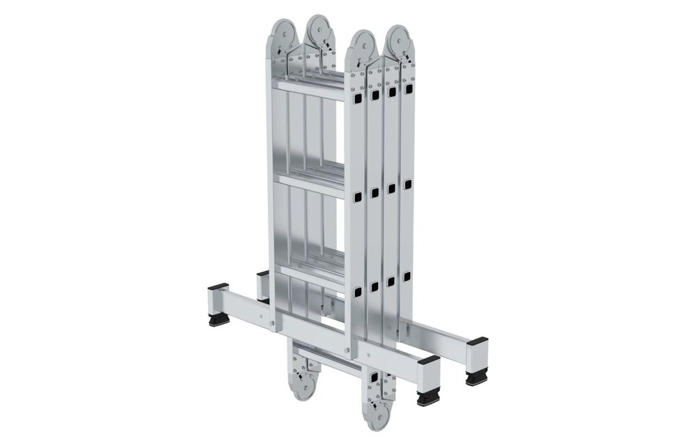 Multifunctionele vouwladder, 2x3+2x4 sporten