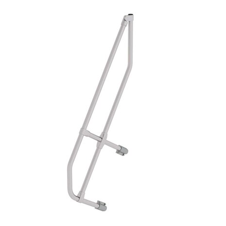 Roossien Tweede leuning voor aluminium vaste trap 60°, 4 treden