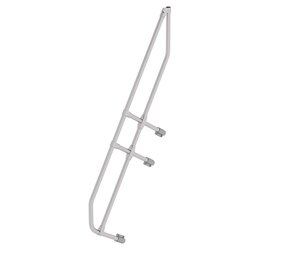 Munk Tweede leuning voor aluminium vaste trap 60°, 6 treden Munk Tweede leuning voor aluminium vaste trap 60°, 6 treden