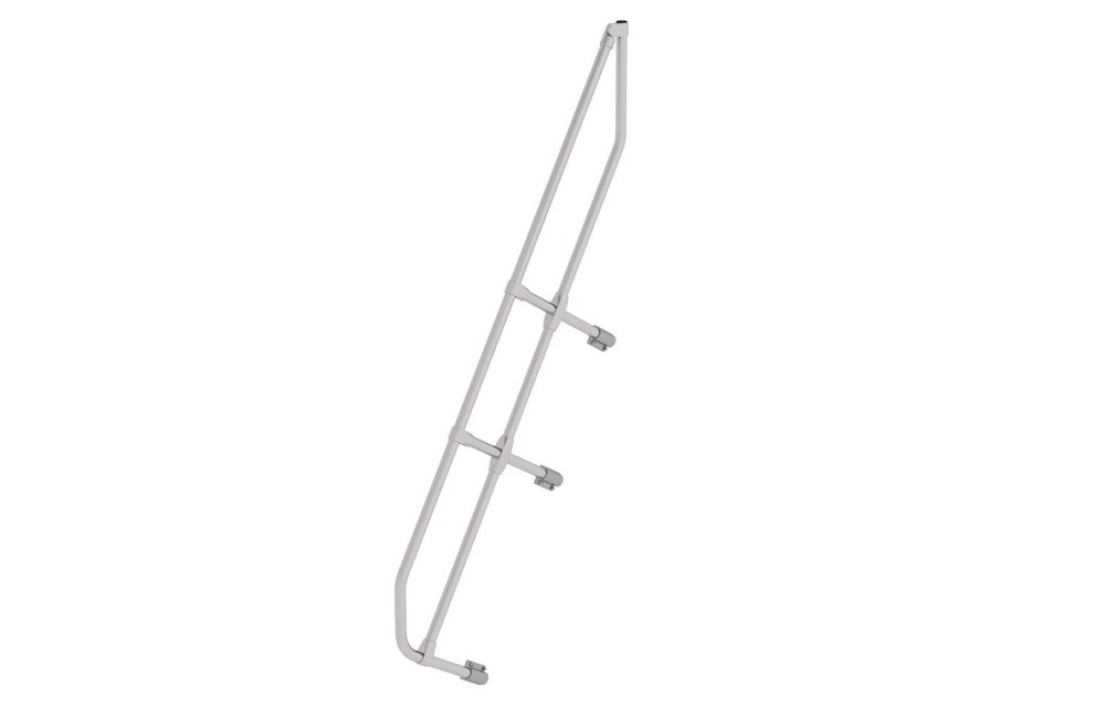 Tweede leuning voor aluminium vaste trap 60°, 7 treden