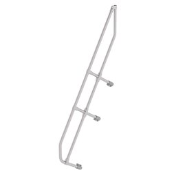 Munk Tweede leuning voor aluminium vaste trap 60°, 7 treden Munk Tweede leuning voor aluminium vaste trap 60°, 7 treden