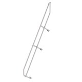 Roossien Tweede leuning voor aluminium vaste trap 60°, 10 treden