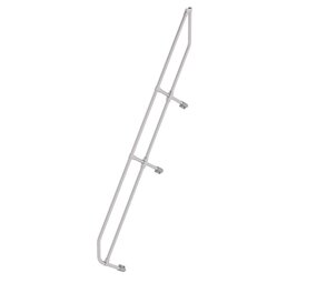 Munk Tweede leuning voor aluminium vaste trap 60°, 10 treden Munk Tweede leuning voor aluminium vaste trap 60°, 10 treden