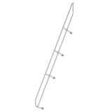 Munk Tweede leuning voor aluminium vaste trap 60°, 14 treden