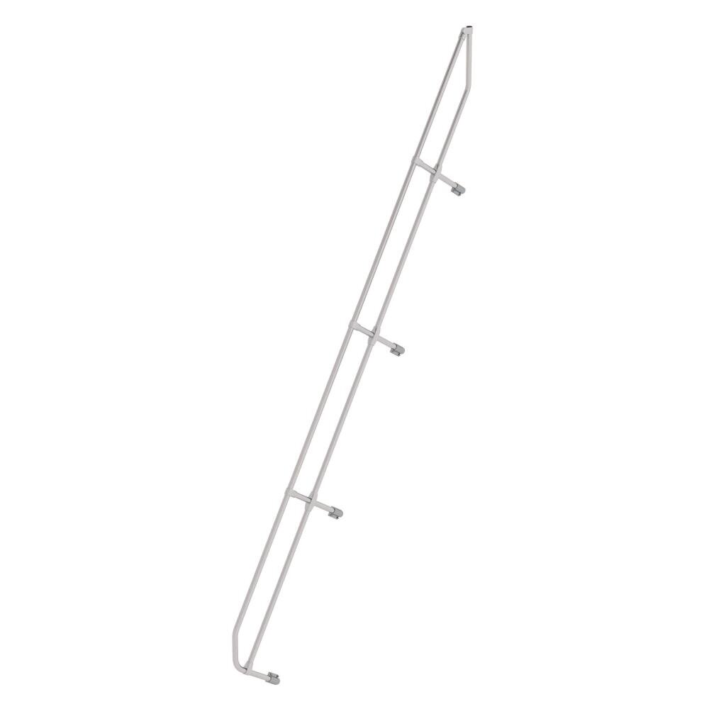 Roossien Tweede leuning voor aluminium vaste trap 60°, 16 treden