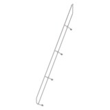 Munk Tweede leuning voor aluminium vaste trap 60°, 16 treden