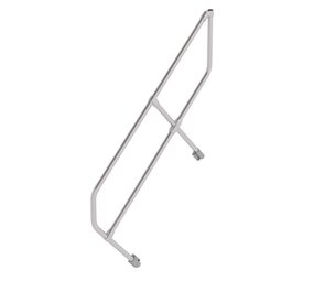 Munk Tweede leuning voor aluminium vaste trap 45°, 5 treden Munk Tweede leuning voor aluminium vaste trap 45°, 5 treden