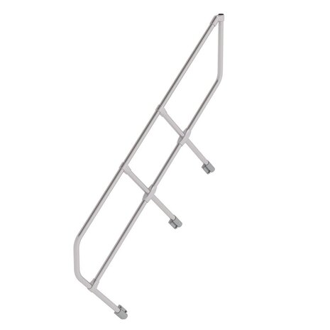 Roossien Tweede leuning voor aluminium vaste trap 45°, 6 treden Roossien Tweede leuning voor aluminium vaste trap 45°, 6 treden