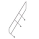 Munk Tweede leuning voor aluminium vaste trap 45°, 6 treden Munk Tweede leuning voor aluminium vaste trap 45°, 6 treden