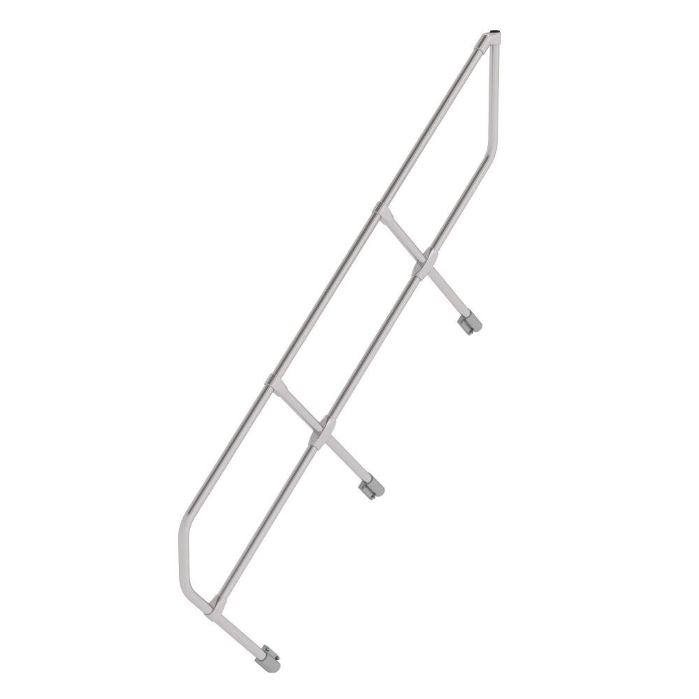 Roossien Tweede leuning voor aluminium vaste trap 45°, 7 treden