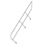 Roossien Tweede leuning voor aluminium vaste trap 45°, 8 treden