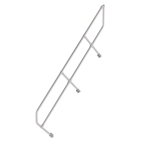 Roossien Tweede leuning voor aluminium vaste trap 45°, 9 treden Roossien Tweede leuning voor aluminium vaste trap 45°, 9 treden