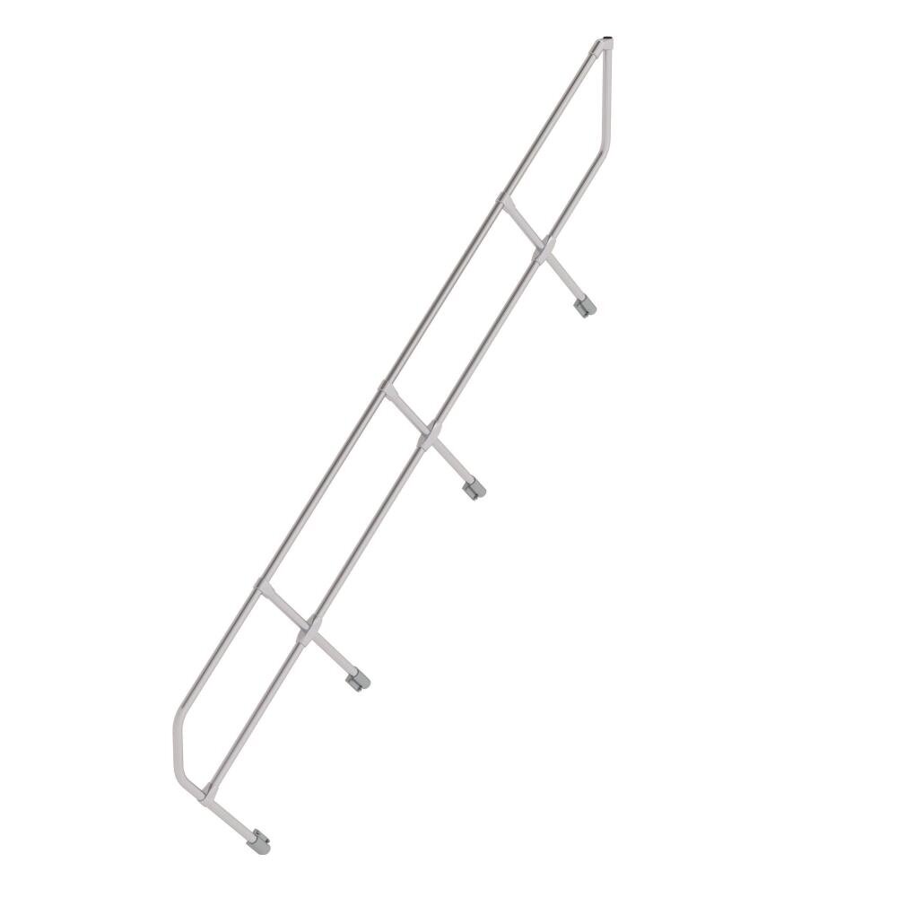 Munk Tweede leuning voor aluminium vaste trap 45°, 11 treden