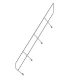 Roossien Tweede leuning voor aluminium vaste trap 45°, 11 treden