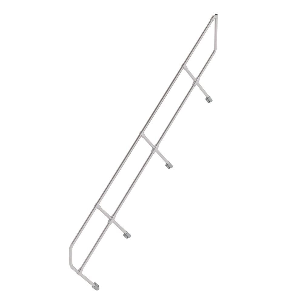 Roossien Tweede leuning voor aluminium vaste trap 45°, 12 treden