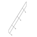 Munk Tweede leuning voor aluminium vaste trap 45°, 12 treden