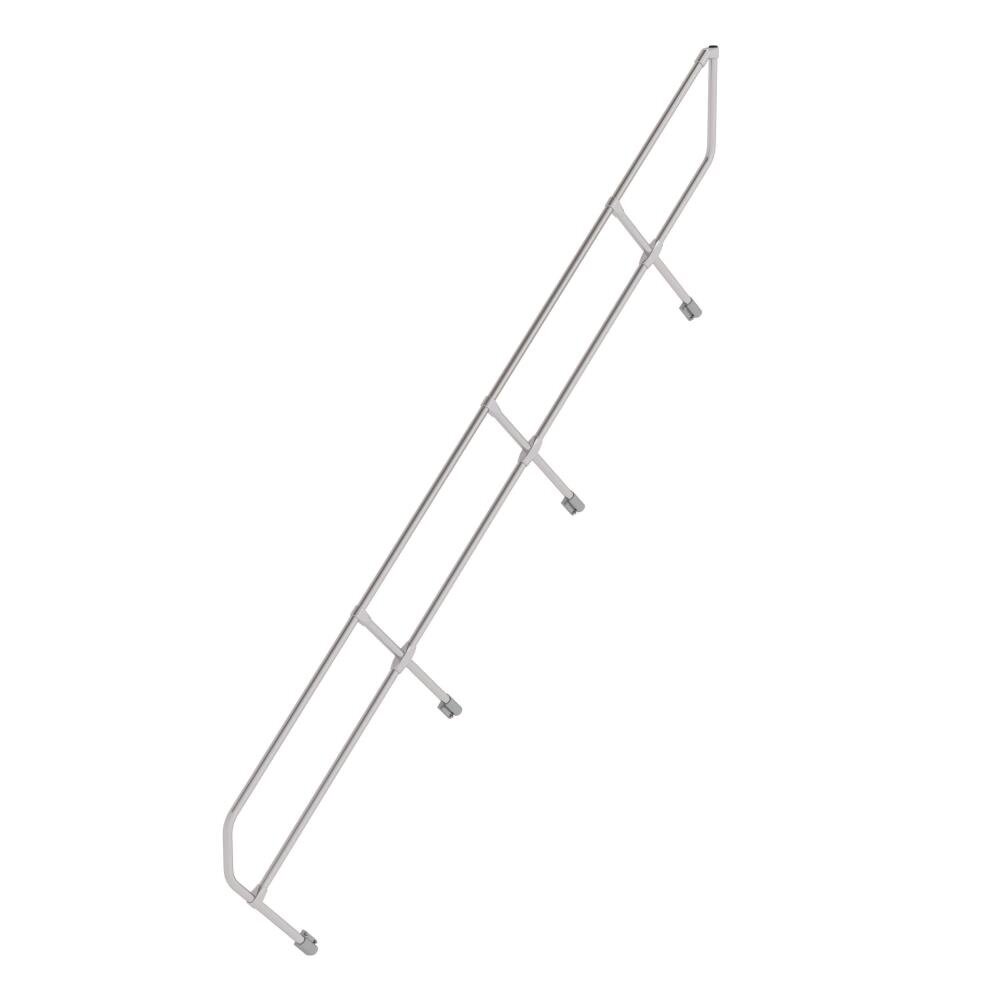 Roossien Tweede leuning voor aluminium vaste trap 45°, 13 treden