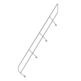 Roossien Tweede leuning voor aluminium vaste trap 45°, 13 treden