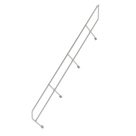 Munk Tweede leuning voor aluminium vaste trap 45°, 14 treden Munk Tweede leuning voor aluminium vaste trap 45°, 14 treden