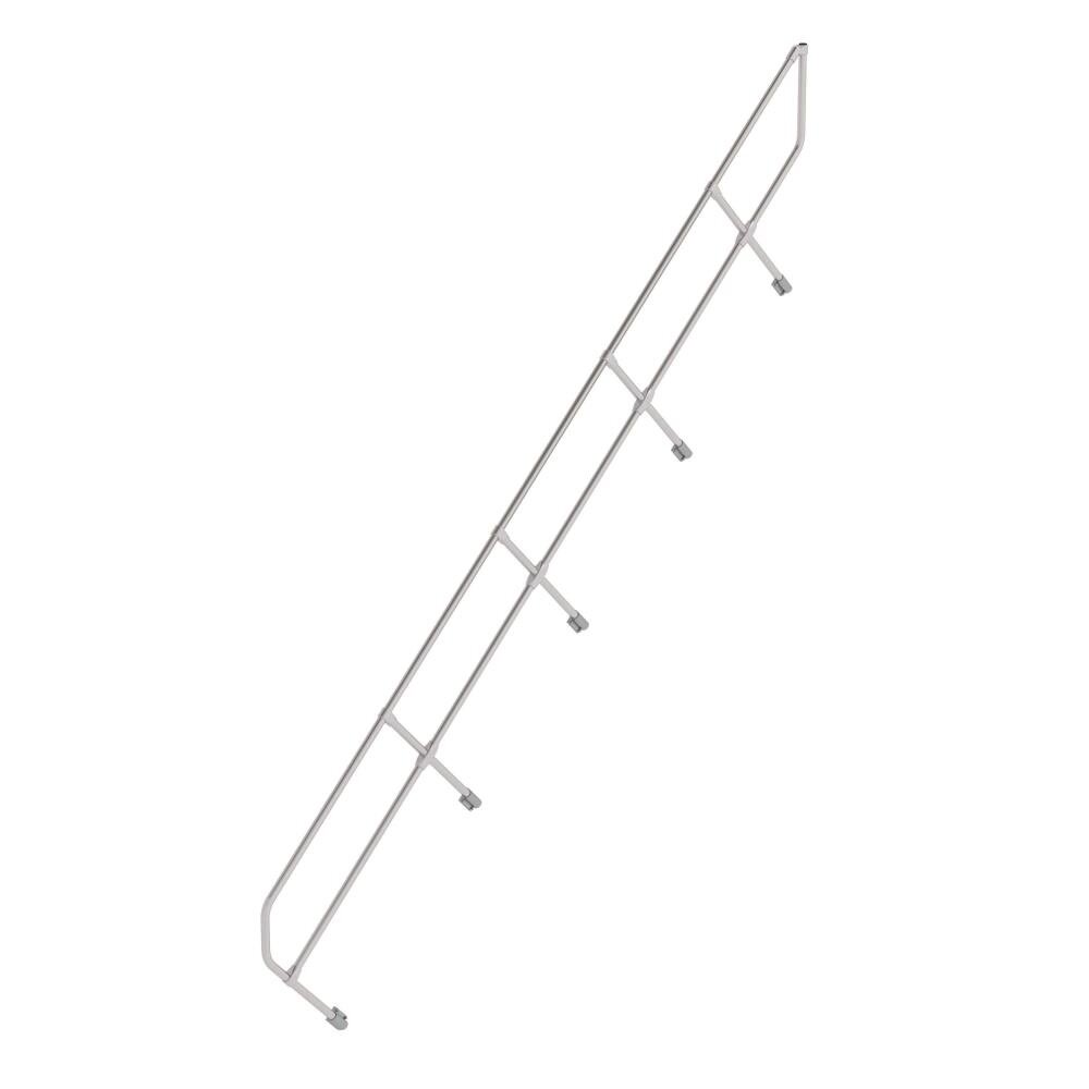 Roossien Tweede leuning voor aluminium vaste trap 45°, 16 treden
