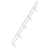 Roossien Tweede leuning voor aluminium vaste trap 45°, 18 treden