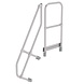 Munk Tweede leuning voor aluminium vaste trap met platform 60°, 4 treden Munk Tweede leuning voor aluminium vaste trap met platform 60°, 4 treden