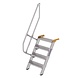 Munk Aluminium vaste trap 60°, 4 treden (600mm breed) Munk Aluminium vaste trap 60°, 4 treden (600mm breed)