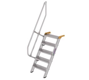 Munk Aluminium vaste trap 60°, 5 treden (600mm breed) Munk Aluminium vaste trap 60°, 5 treden (600mm breed)