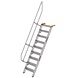 Munk Aluminium vaste trap 60°, 9 treden (600mm breed) Munk Aluminium vaste trap 60°, 9 treden (600mm breed)