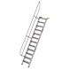 Munk Aluminium vaste trap 60°, 12 treden (600mm breed) Munk Aluminium vaste trap 60°, 12 treden (600mm breed)