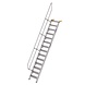 Munk Aluminium vaste trap 60°, 14 treden (600mm breed) Munk Aluminium vaste trap 60°, 14 treden (600mm breed)