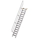 Munk Aluminium vaste trap 60°, 15 treden (600mm breed) Munk Aluminium vaste trap 60°, 15 treden (600mm breed)