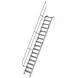 Munk Aluminium vaste trap 60°, 16 treden (600mm breed) Munk Aluminium vaste trap 60°, 16 treden (600mm breed)