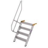 Roossien Aluminium vaste trap 60°, 4 treden (800mm breed)