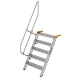 Munk Aluminium vaste trap 60°, 5 treden (800mm breed)