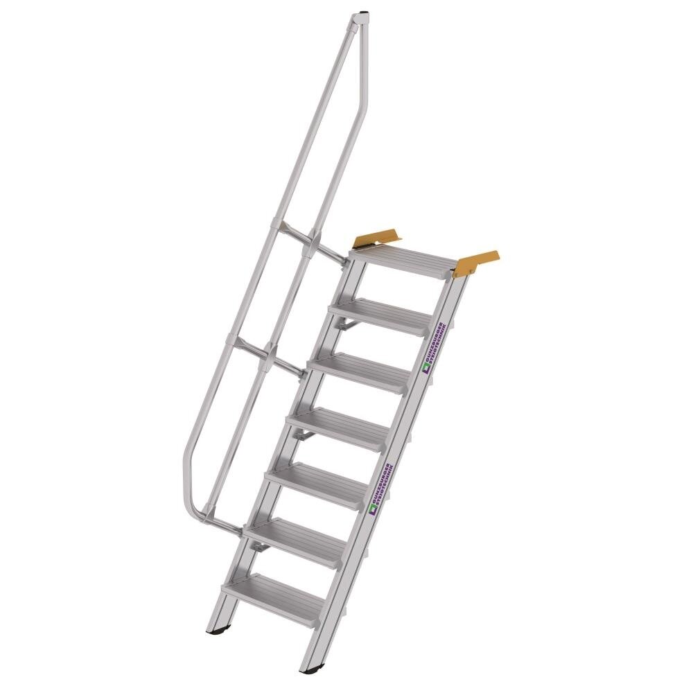 Munk Aluminium vaste trap 60°, 7 treden (800mm breed)