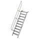 Munk Aluminium vaste trap 60°, 10 treden (800mm breed) Munk Aluminium vaste trap 60°, 10 treden (800mm breed)