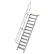 Munk Aluminium vaste trap 60°, 12 treden (800mm breed) Munk Aluminium vaste trap 60°, 12 treden (800mm breed)