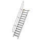 Munk Aluminium vaste trap 60°, 13 treden (800mm breed) Munk Aluminium vaste trap 60°, 13 treden (800mm breed)
