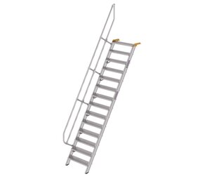 Munk Aluminium vaste trap 60°, 14 treden (800mm breed) Munk Aluminium vaste trap 60°, 14 treden (800mm breed)