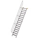 Munk Aluminium vaste trap 60°, 16 treden (800mm breed) Munk Aluminium vaste trap 60°, 16 treden (800mm breed)