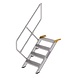 Munk Aluminium vaste trap 45°, 4 treden (600mm breed) Munk Aluminium vaste trap 45°, 4 treden (600mm breed)