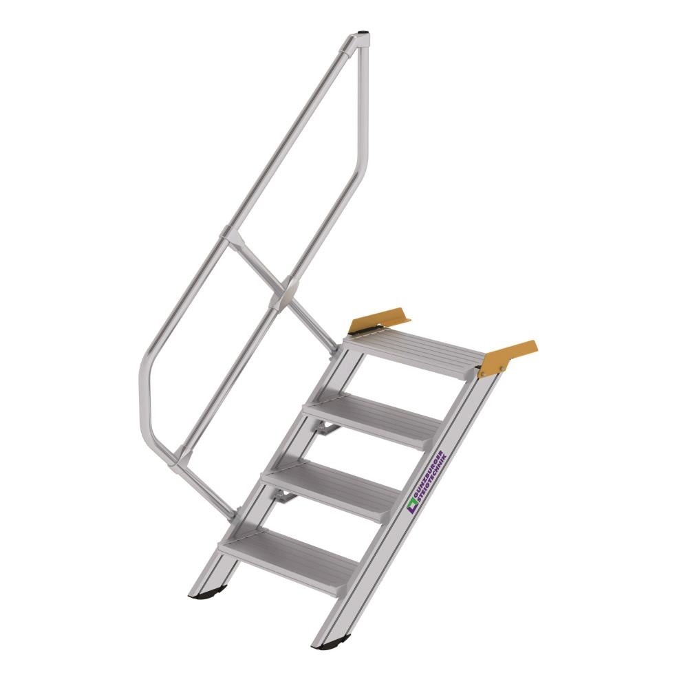 Bedankt Boekhouding fout Aluminium vaste trap 45°, 4 treden (B=600mm) | Ladder.nl