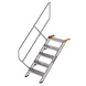 Munk Aluminium vaste trap 45°, 5 treden (600mm breed) Munk Aluminium vaste trap 45°, 5 treden (600mm breed)