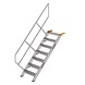 Munk Aluminium vaste trap 45°, 7 treden (600mm breed) Munk Aluminium vaste trap 45°, 7 treden (600mm breed)