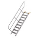 Munk Aluminium vaste trap 45°, 9 treden (600mm breed) Munk Aluminium vaste trap 45°, 9 treden (600mm breed)