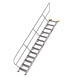Munk Aluminium vaste trap 45°, 13 treden (600mm breed) Munk Aluminium vaste trap 45°, 13 treden (600mm breed)